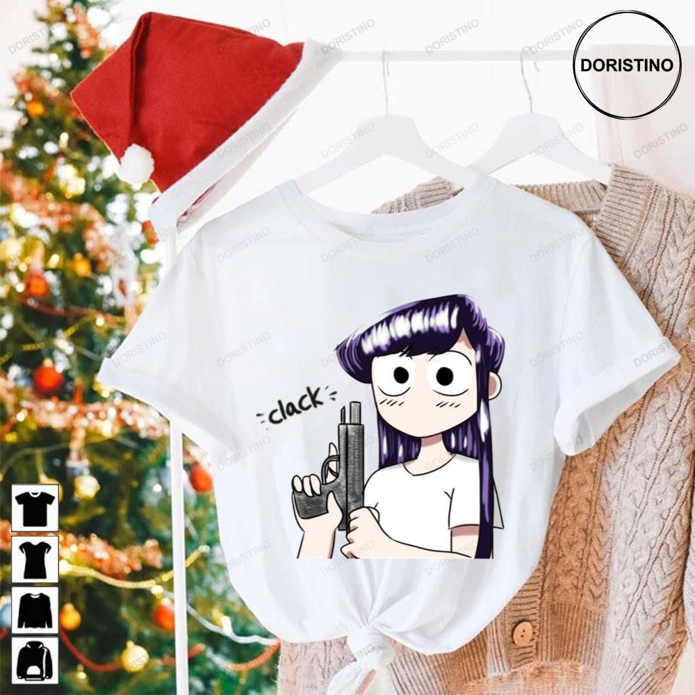 Clack Gun Komisan Wa Komyushou Desu Limited Edition T-shirts